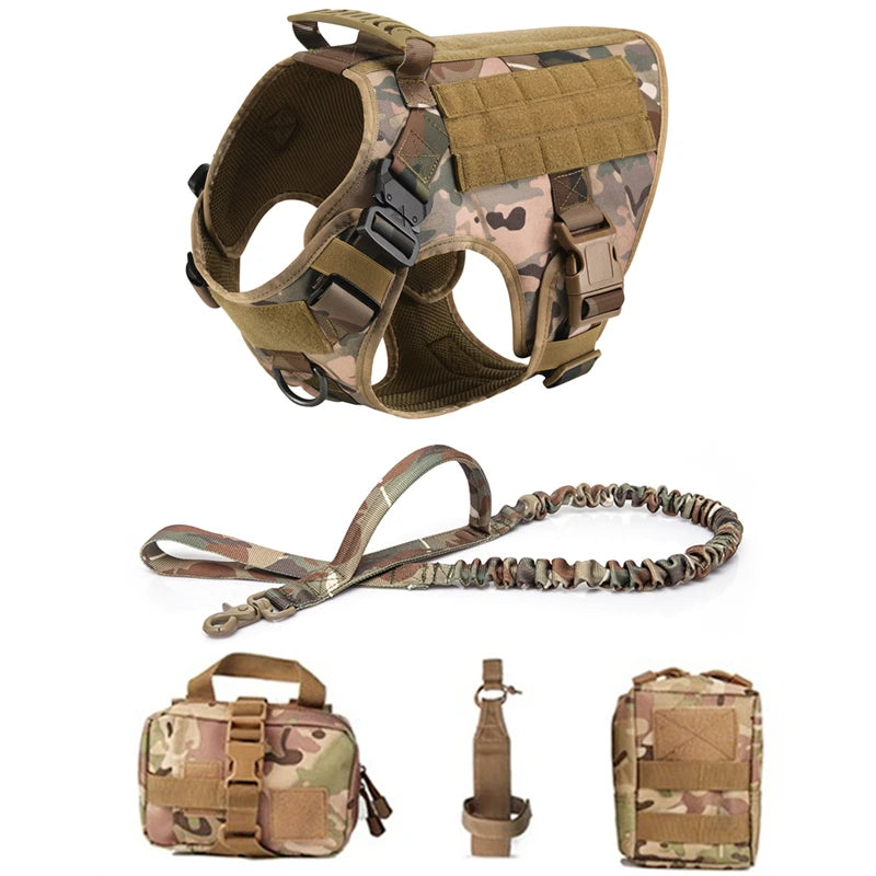 K9 Commando - Tactical Dog Harness & Leash Set