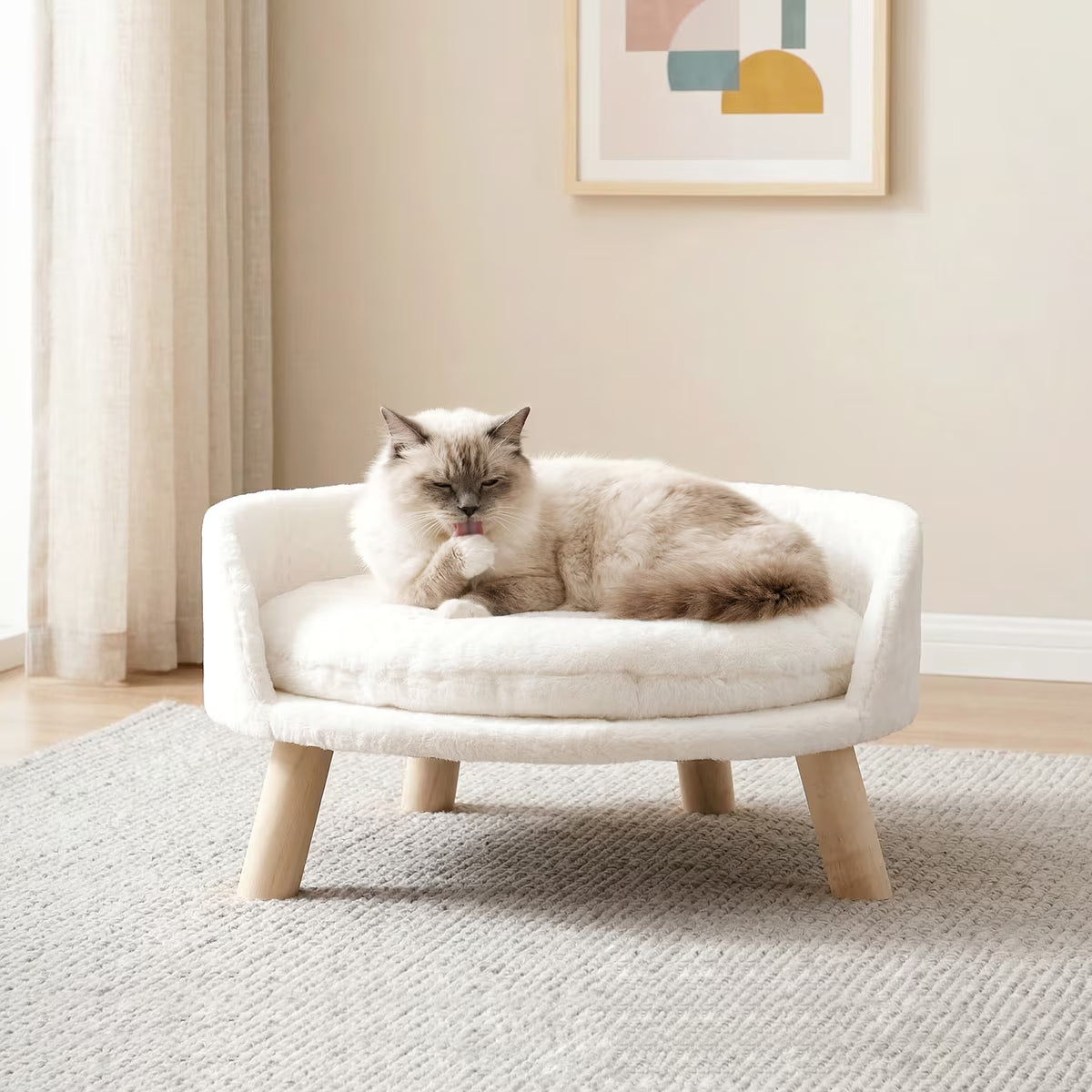 Elevated Comfort Pet Sofa