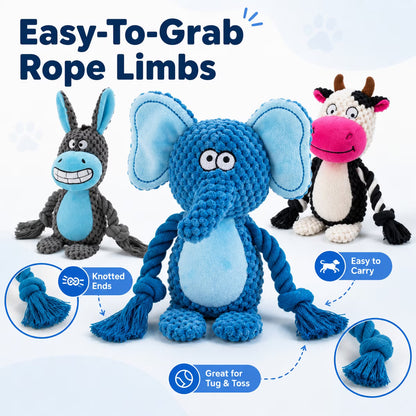 SqueakRope Plush Toy