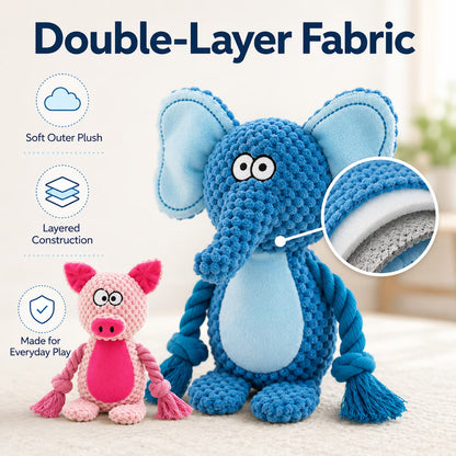 SqueakRope Plush Toy