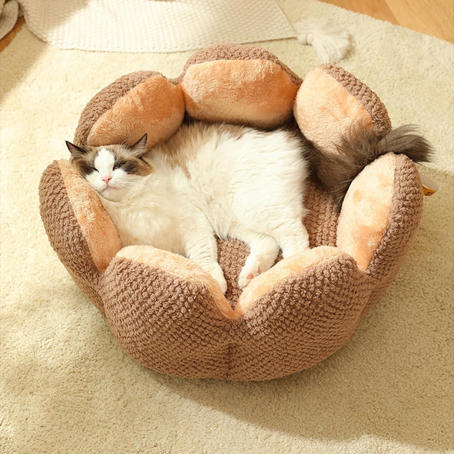 CozyBloom Cat Bed