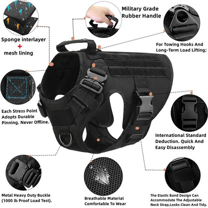 K9 Commando - Tactical Dog Harness & Leash Set
