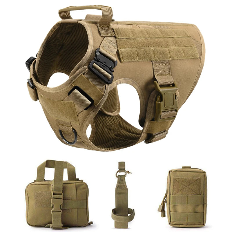 K9 Commando - Tactical Dog Harness & Leash Set