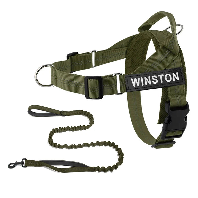 Personalized No-Pull Dog Harness