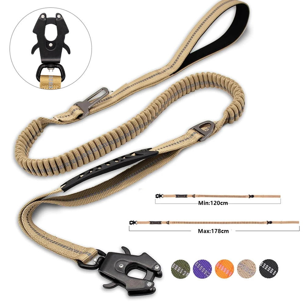 4-in-1 Dog Leash with Car Seat Belt