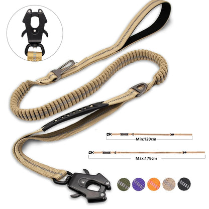 4-in-1 Dog Leash with Car Seat Belt