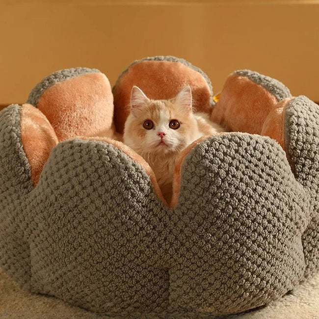 CozyBloom Cat Bed