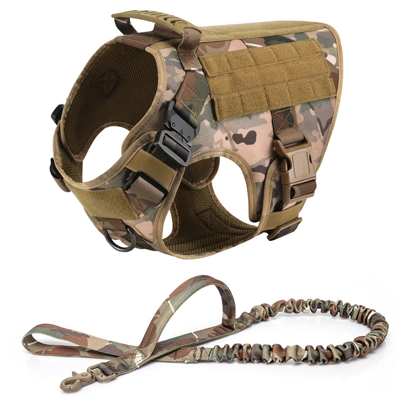 K9 Commando - Tactical Dog Harness & Leash Set