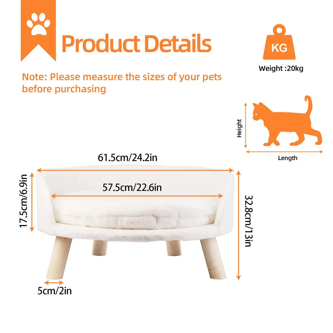Elevated Comfort Pet Sofa