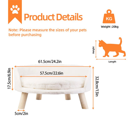 Elevated Comfort Pet Sofa