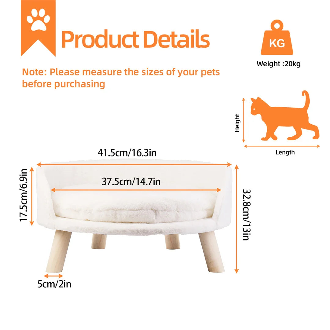 Elevated Comfort Pet Sofa