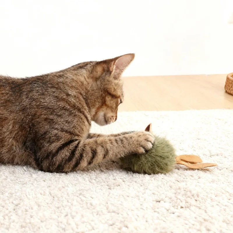 Squeaky Mouse Plush Toy