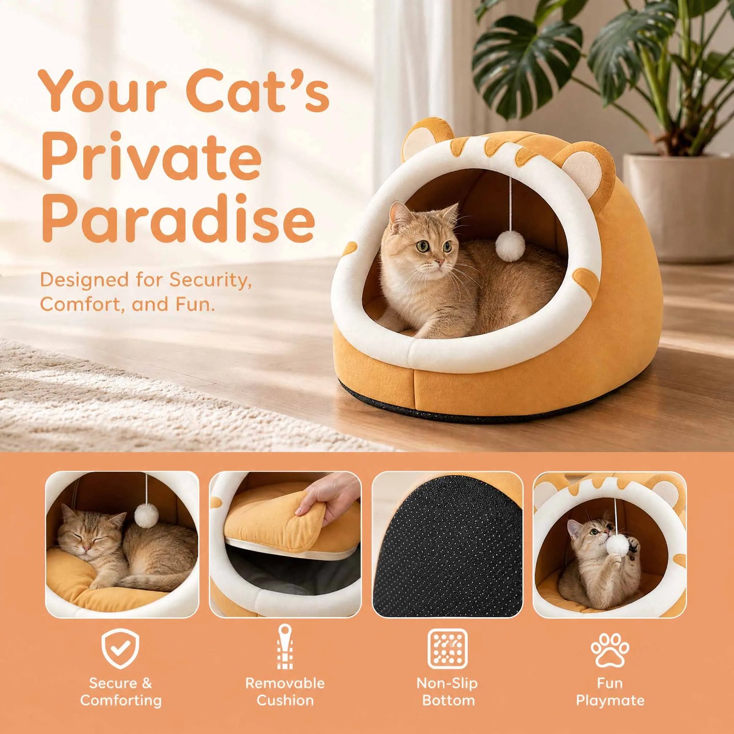 PurrNest Cat Cave