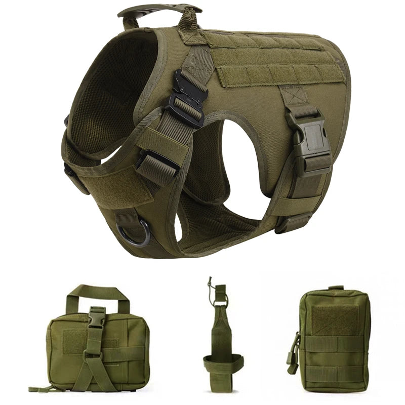 K9 Commando - Tactical Dog Harness & Leash Set