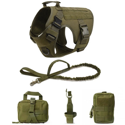 K9 Commando - Tactical Dog Harness & Leash Set