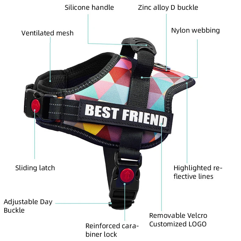 PerfectFit Custom No-Pull Harness