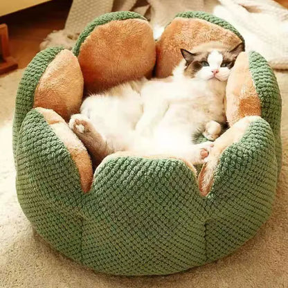 CozyBloom Cat Bed