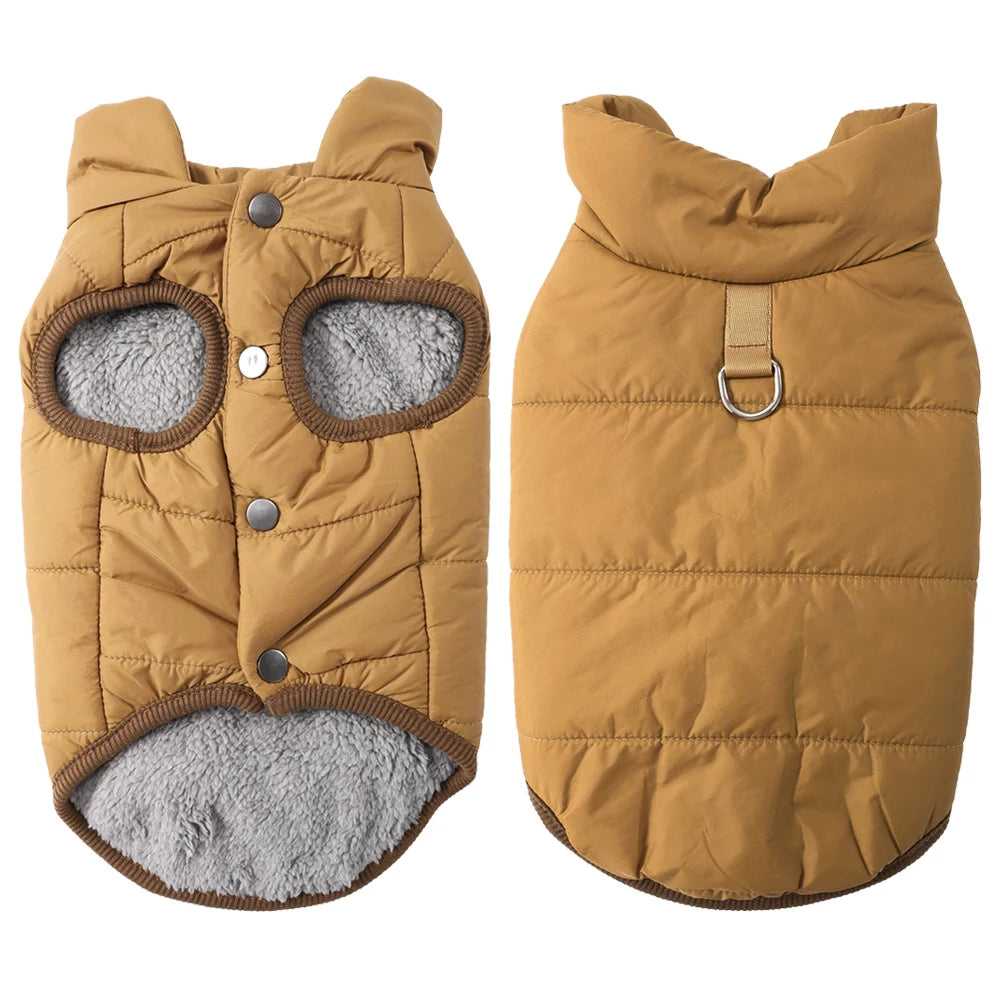Warm Waterproof Dog Vest