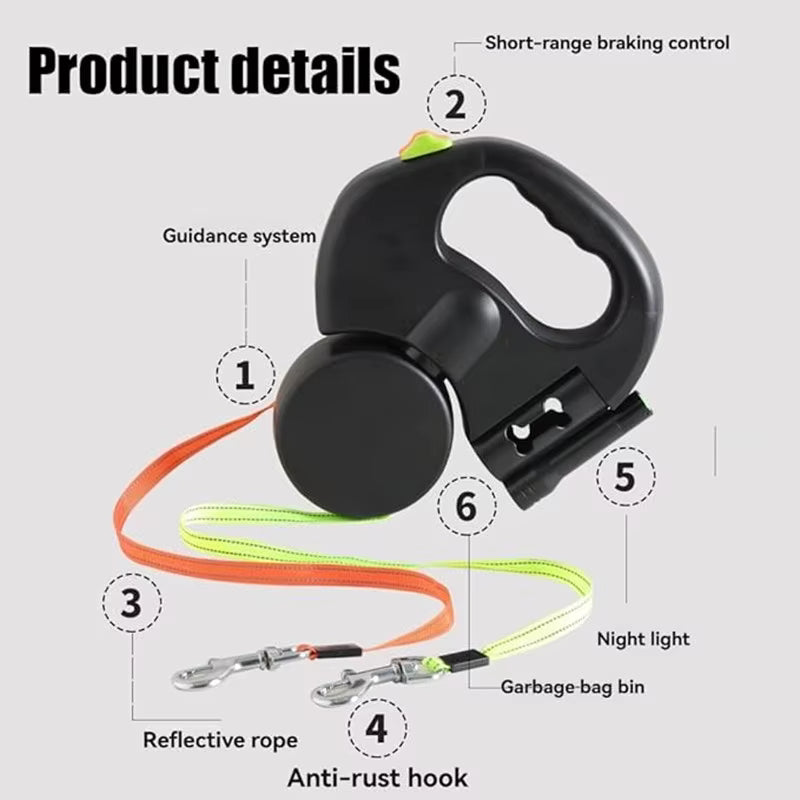 DuoGo Retractable Leash