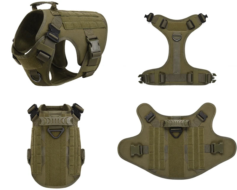 K9 Commando - Tactical Dog Harness & Leash Set