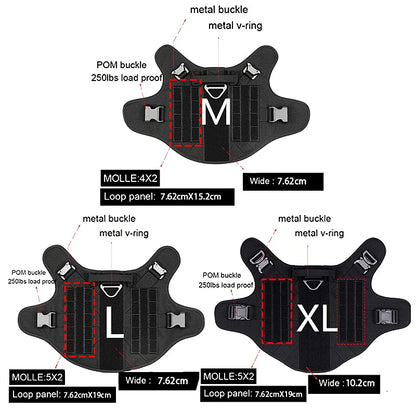 K9 Commando - Tactical Dog Harness & Leash Set