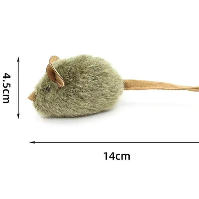 Squeaky Mouse Plush Toy