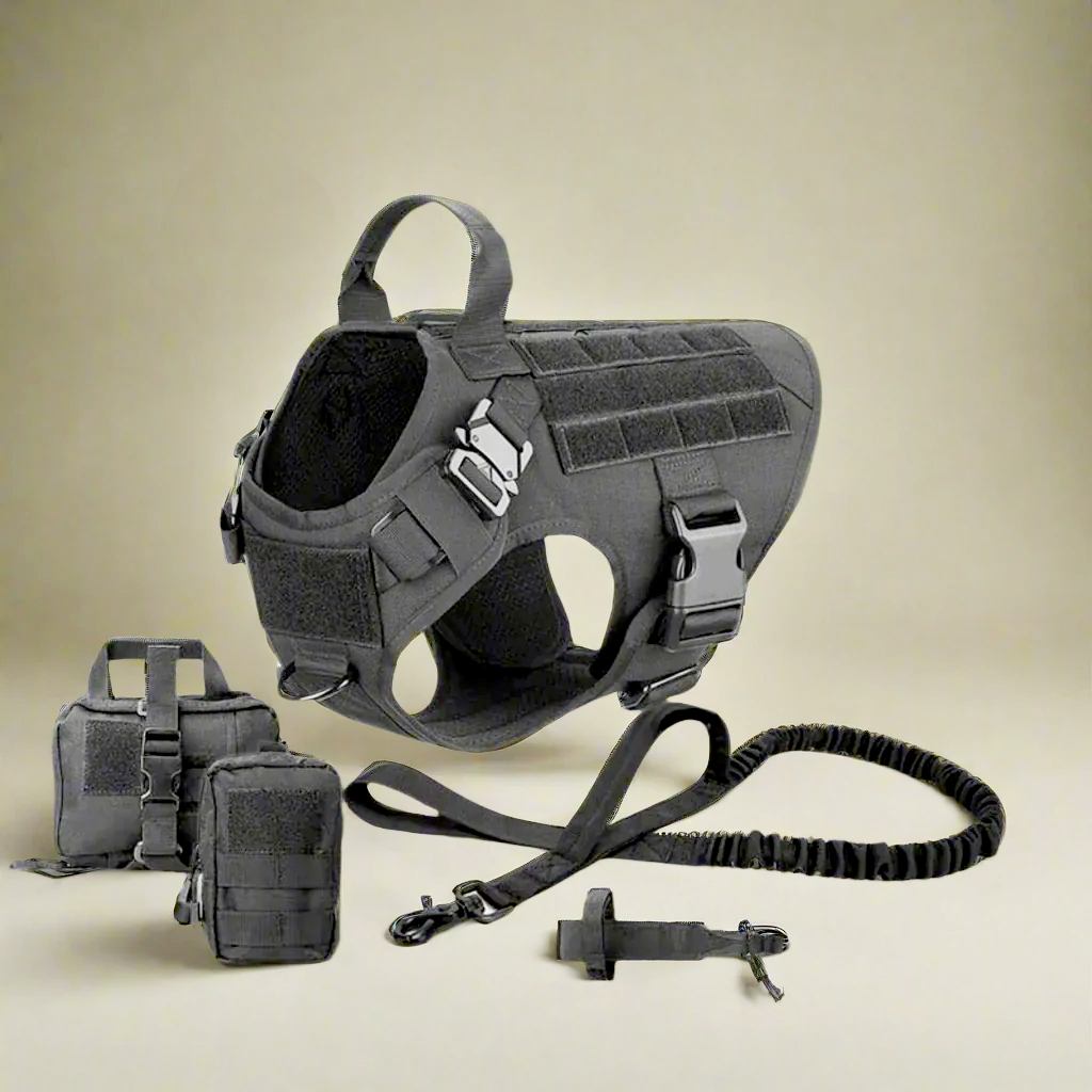 K9 Commando - Tactical Dog Harness & Leash Set