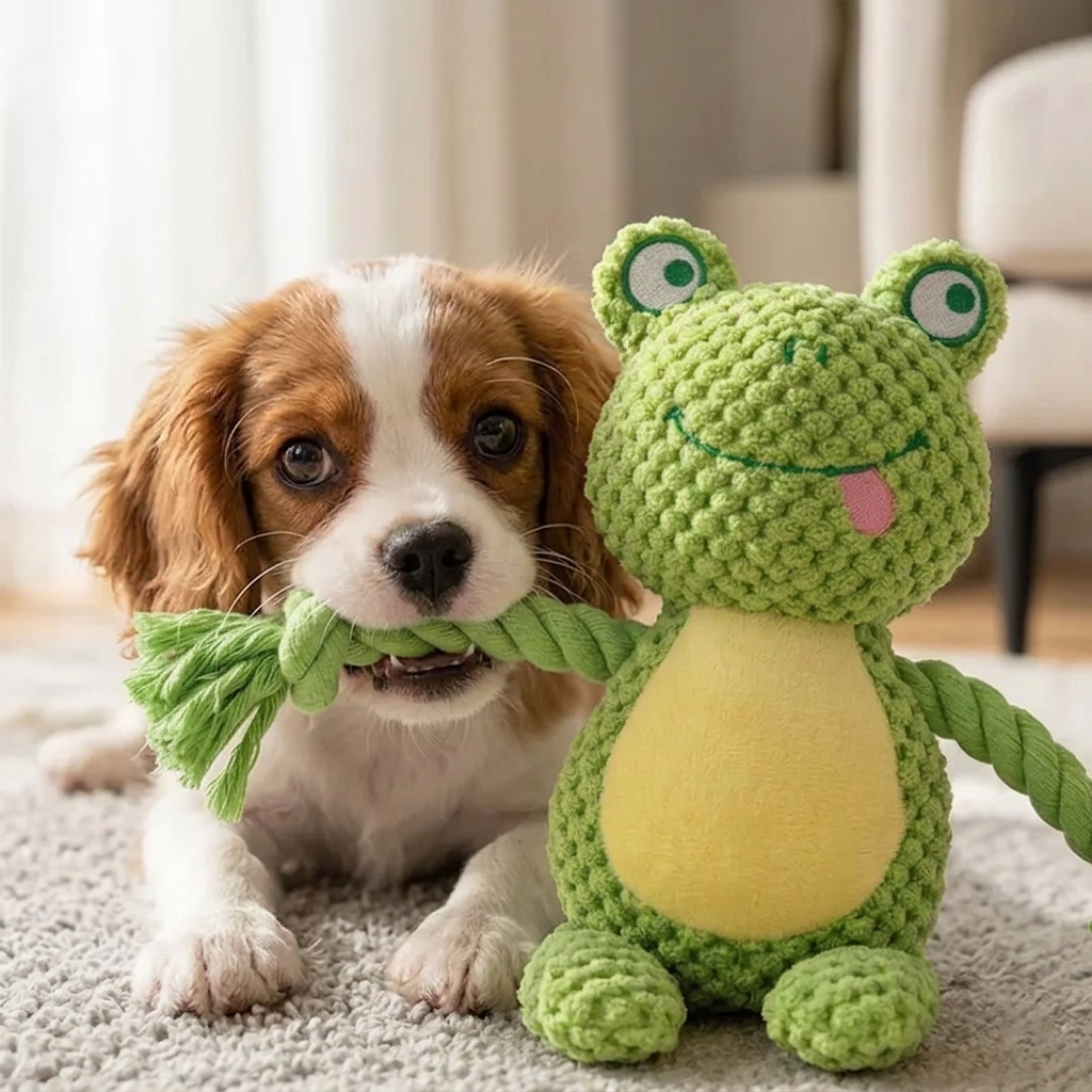 SqueakRope Plush Toy