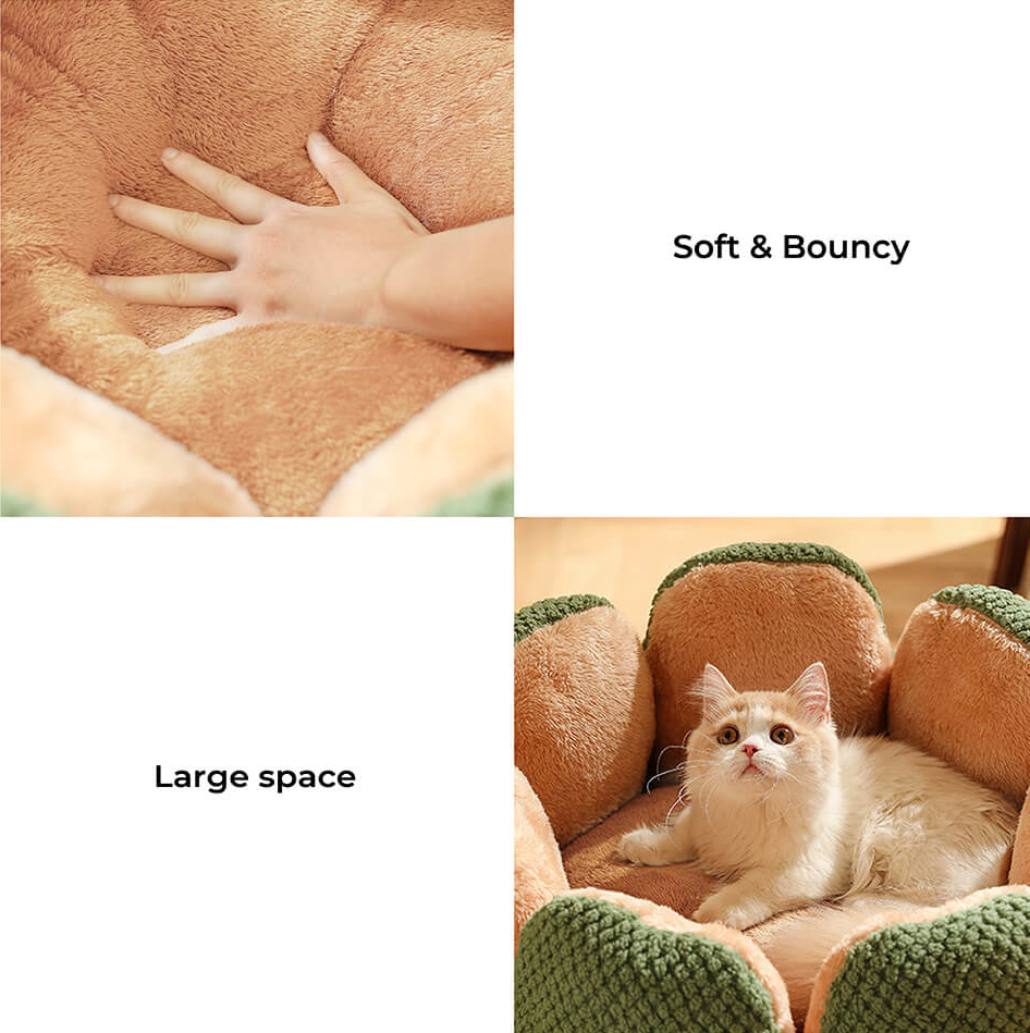 CozyBloom Cat Bed